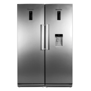 یخچال و فریزر دوقلو 40 فوت دیپوینت مدل (دی 5) D5i نقره ای